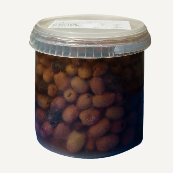 Dunkle Oliven Leccino entsteint, 1500g