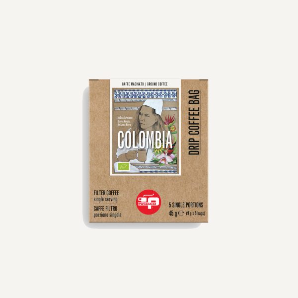 Drip Coffee Colombia Arhuaco, 5 x 9 g