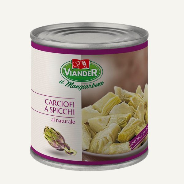 Carciofi a spicchi al naturale 2500g