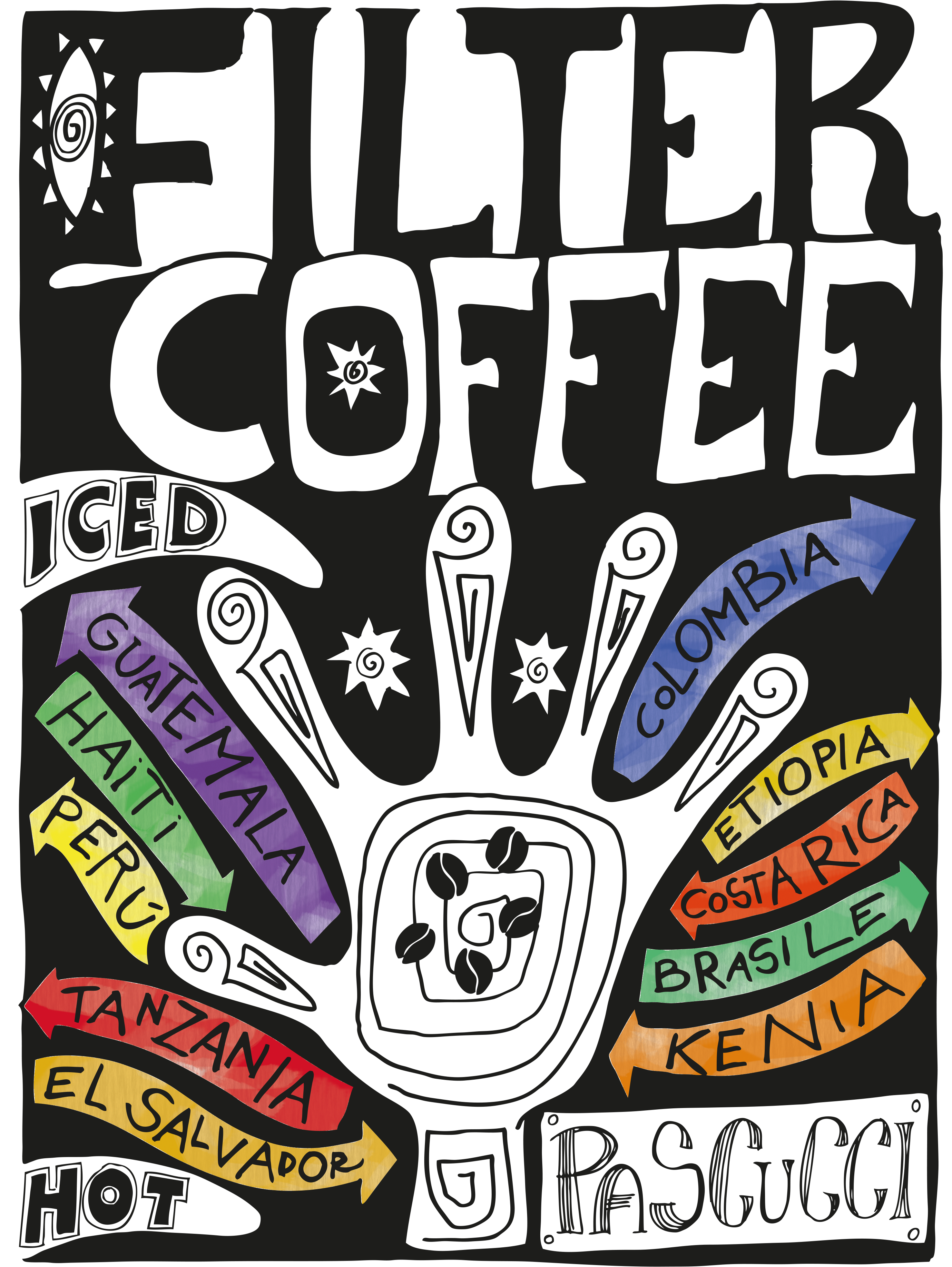 T-Shirt Pascucci „Filter Coffee”