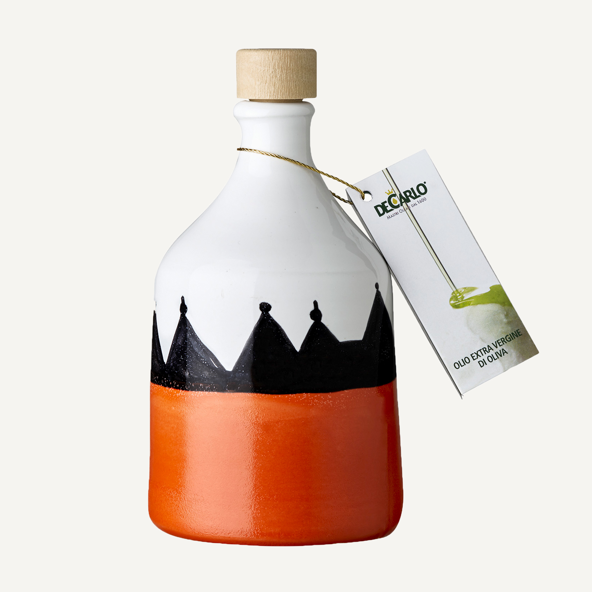 Olio extra vergine d'oliva Brocca in Maiolica Trullo 250ml