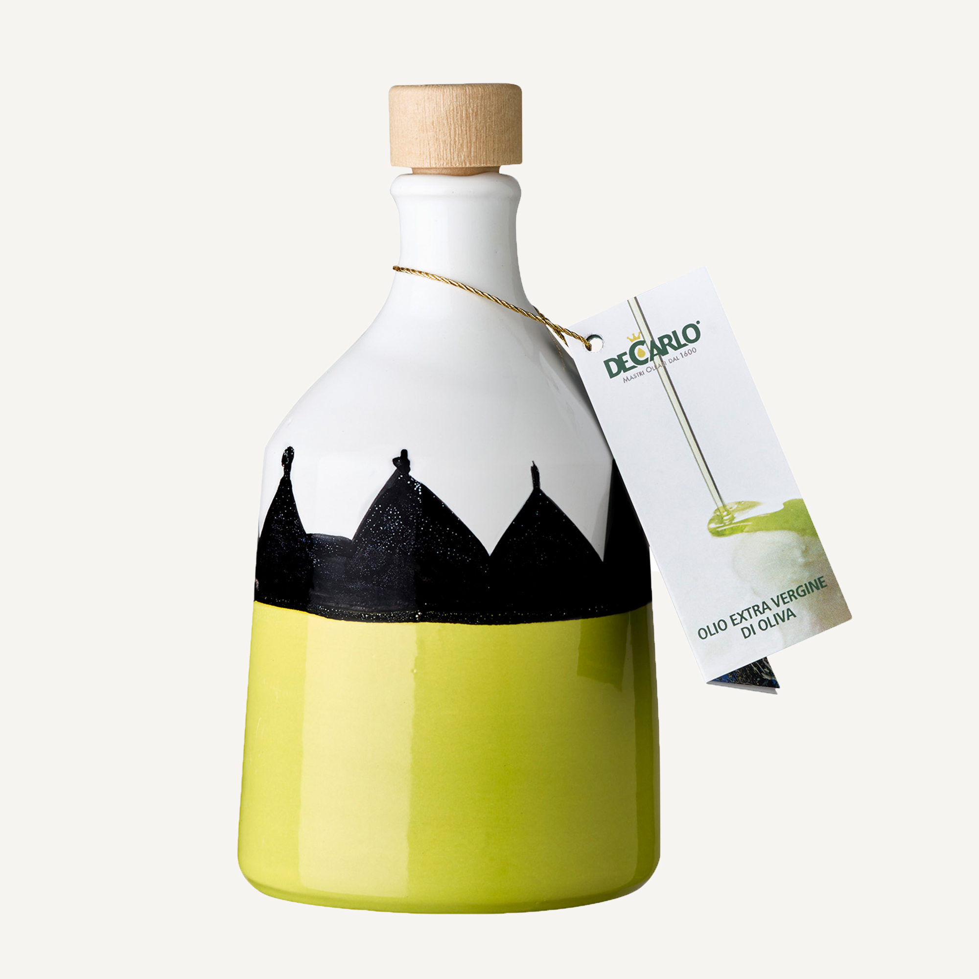 Olio extra vergine d'oliva Brocca in Maiolica Trullo 250ml