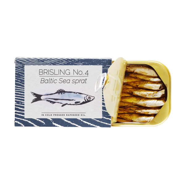 Brisling No. 4, getrocknete Sprotten in Rapsöl 100g