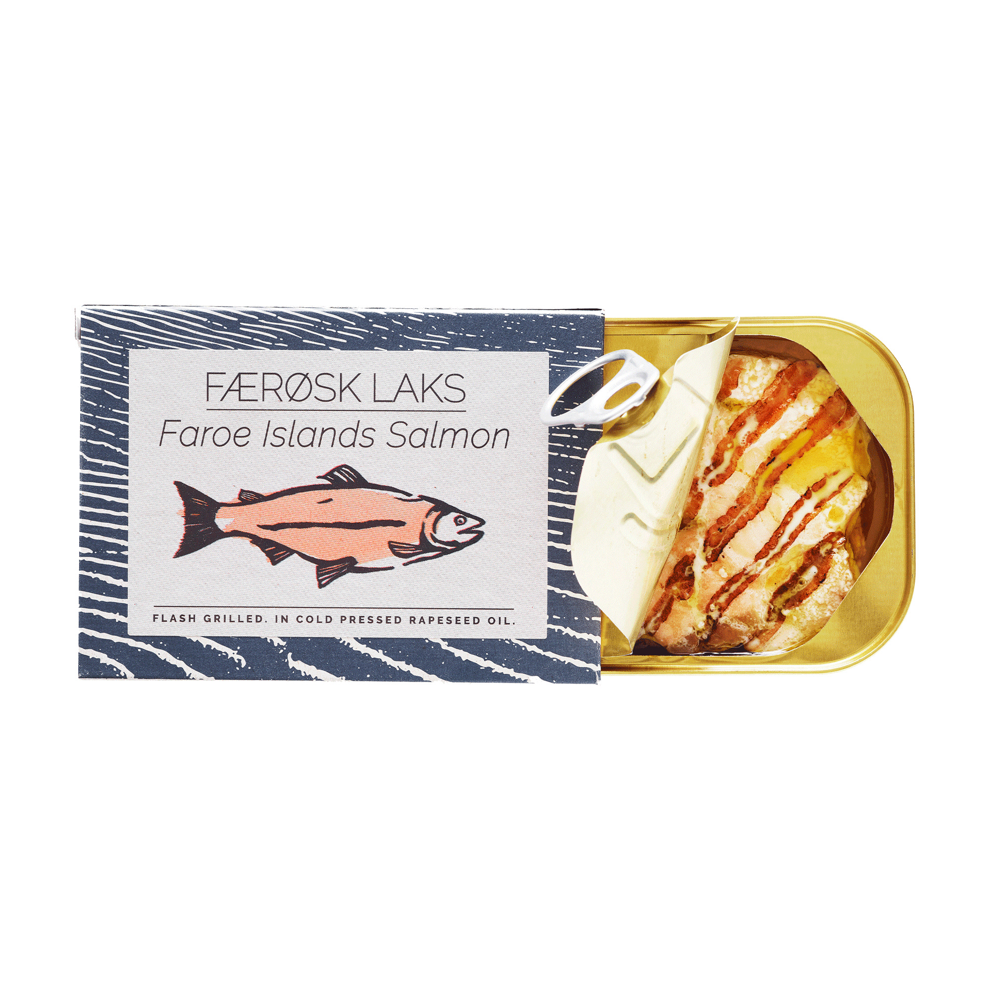 Gegrillter Lachs in Rapsöl, 110g