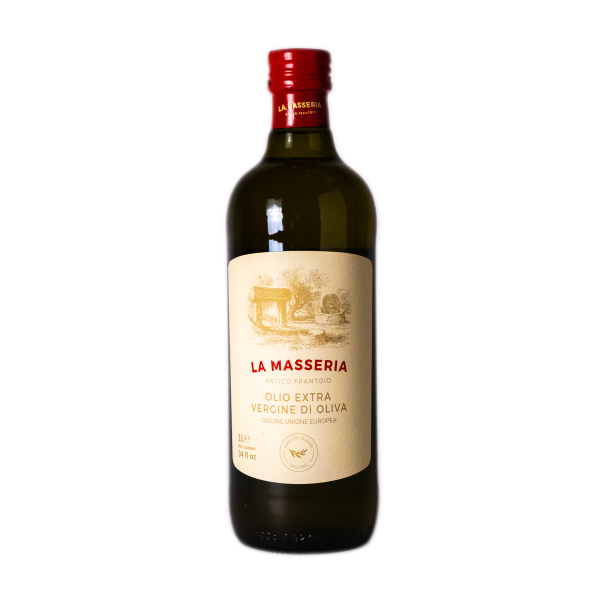 Olio extra vergine d oliva Masseria 1l gefiltert